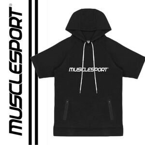 Musclesport Men’s Welcome to the DarkSide Black‎ Hoodie - Size S